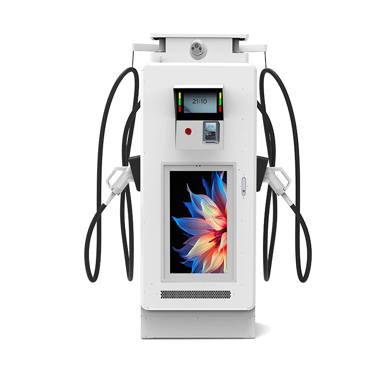 Bộ sạc DC EV thương mại 120kW có màn hình kỹ thuật số cho các trạm công cộng