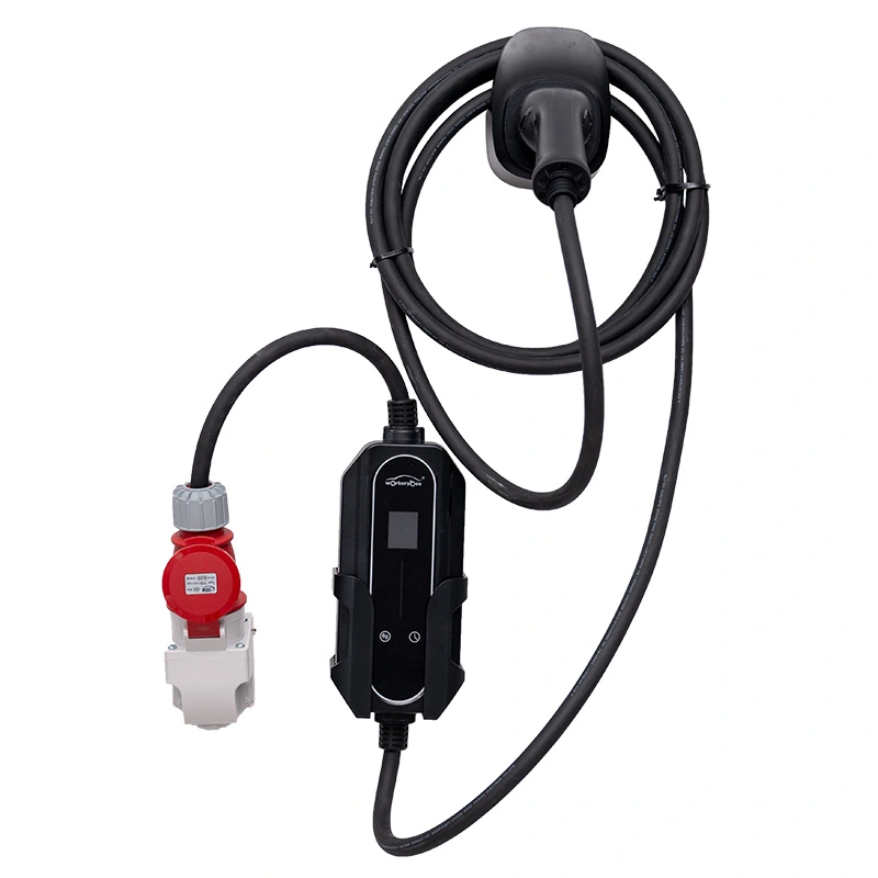 Bộ sạc AC EV di động 7kW có vỏ acrylic để sạc tại nhà và ngoài trời
